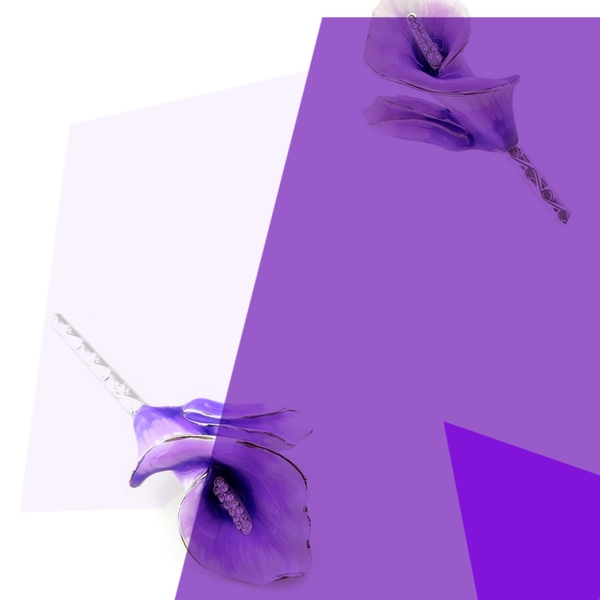 紫色唯美主图