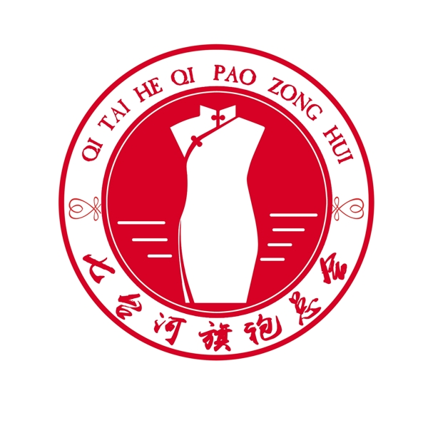 七台河旗袍协会LOGO