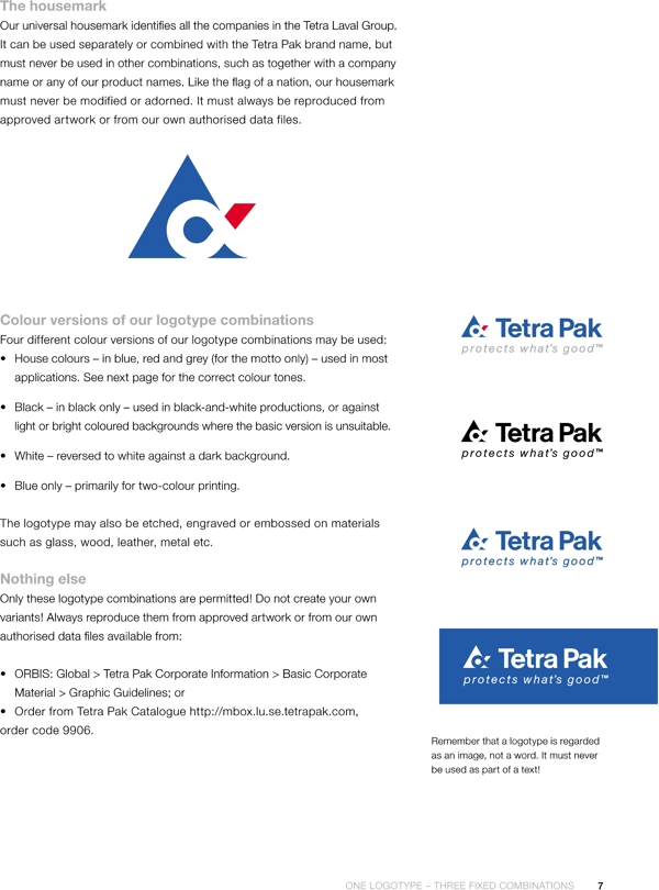 TetraPak利乐集团VI矢量CDR文件VI设计VI宝典