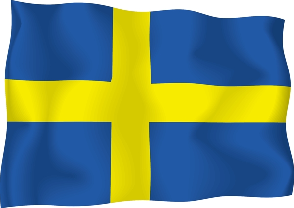 瑞典国旗矢量