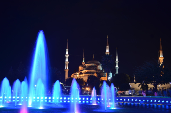 清真寺与喷泉