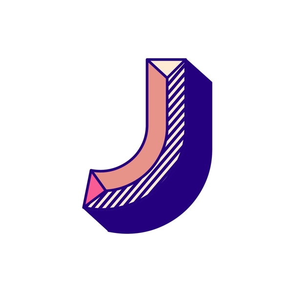 字母J
