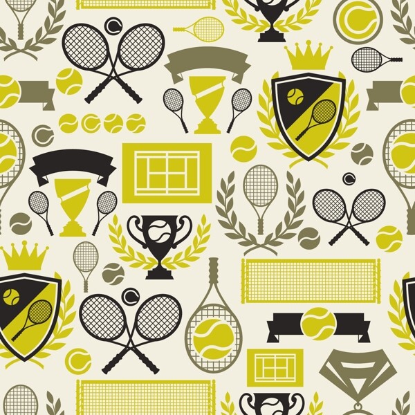 网球体育运动背景图片