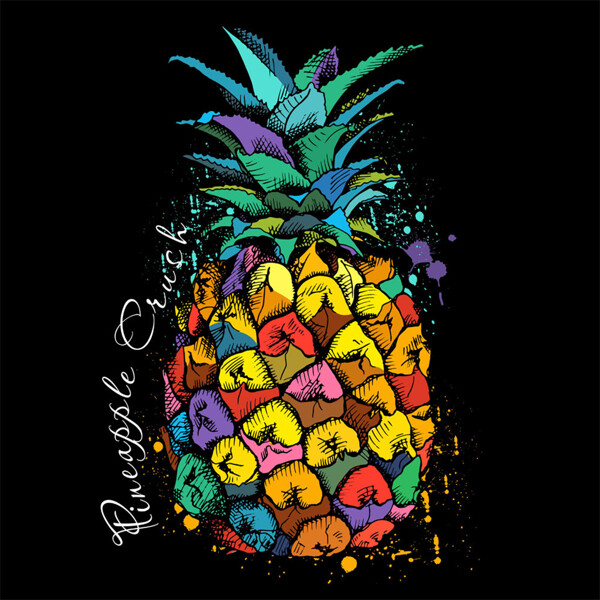 水彩菠萝插画图片3