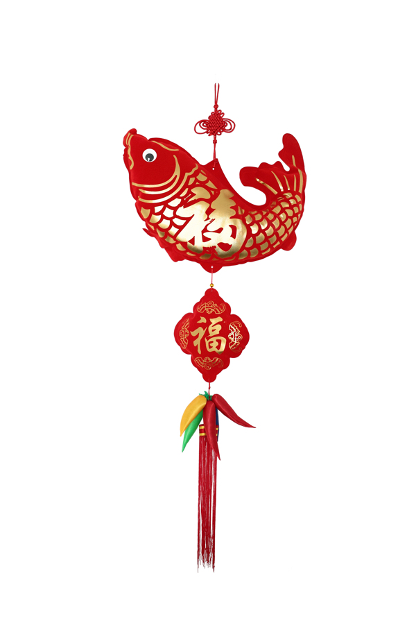 春节挂件福鱼图片