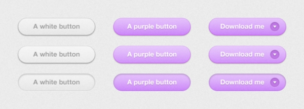紫色简单UI设计图标按钮素材下载