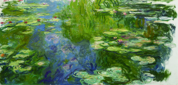 ClaudeMonetThePoolwithWaterlilies191719法国画家克劳德.莫奈oscarclaudeMonet风景油画装饰画