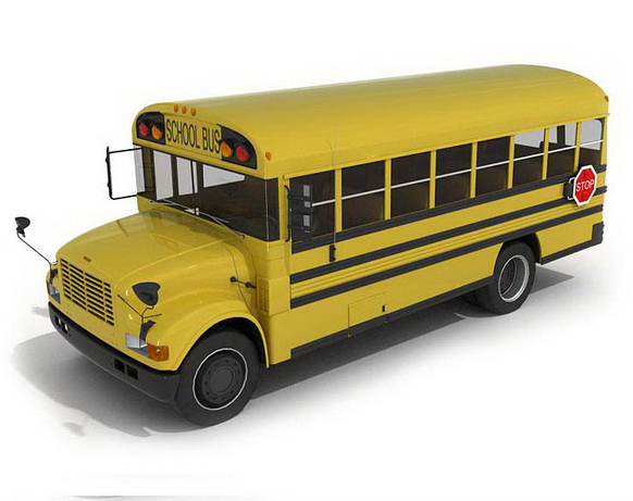 观光型公交车模型