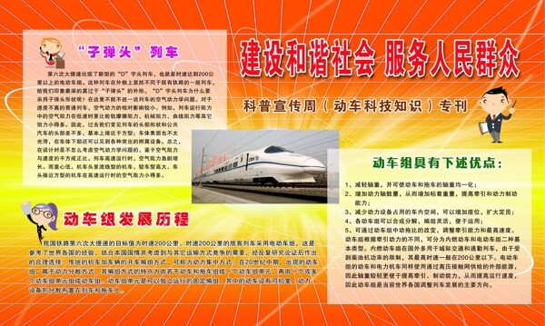 铁路科技展板图片