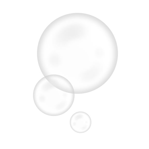 白色透明气泡插图