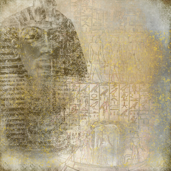 埃及法老图案背景图片