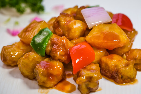 神湾菠萝咕噜肉图片