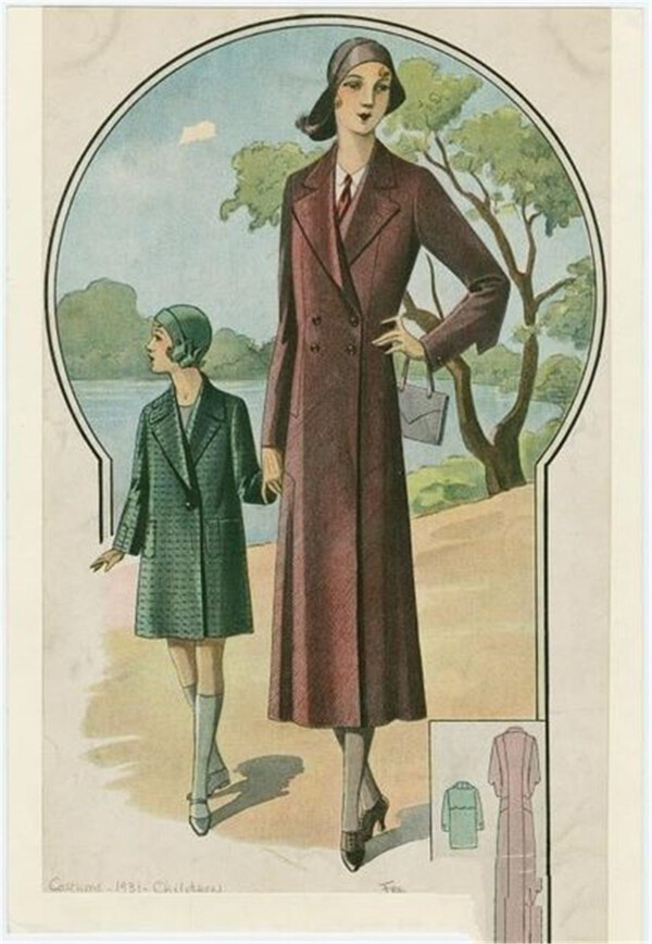 2款欧式女装外套设计图