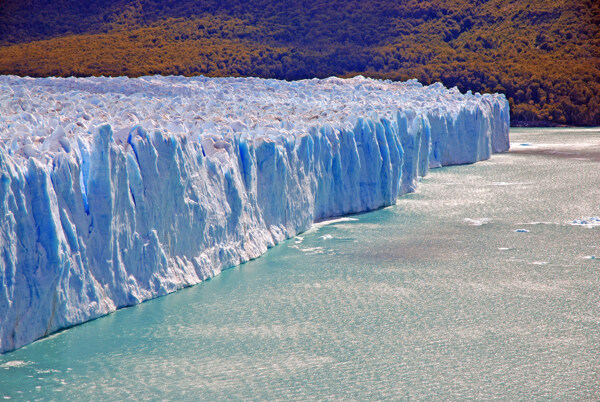 北极冰川风景图片
