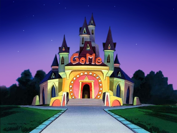 卡通场景城堡乐园图片