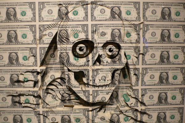 美钞上的骷髅头图片