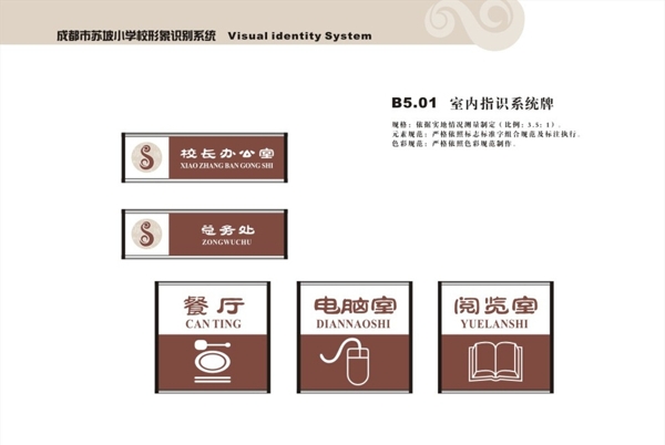 企业公司VI系统指示牌