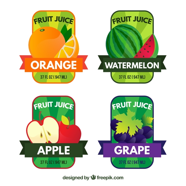 水果标签素材
