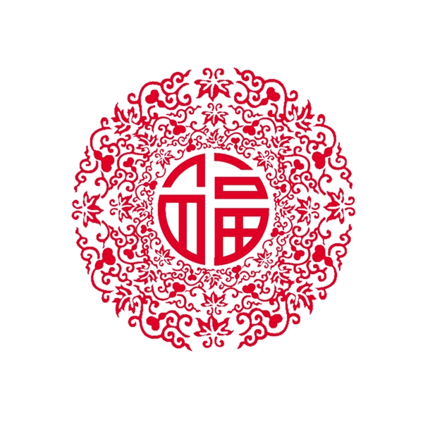 春节福字底纹