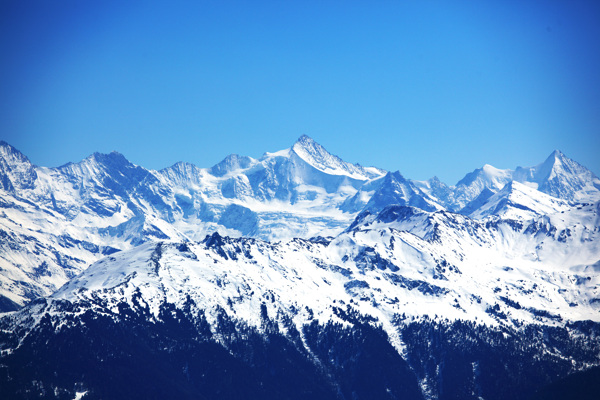 雪山自然风景图片