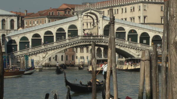 在威尼斯乘坐缆车4股票的录像视频免费下载