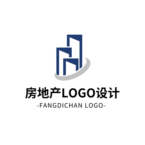 简约大气创意房地产logo标志设计