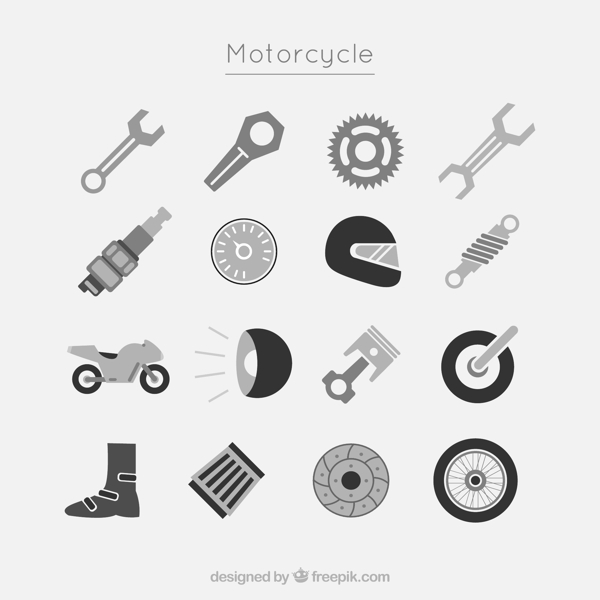 摩托车的图标