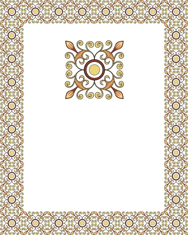 古典欧式花纹花边框相框图片
