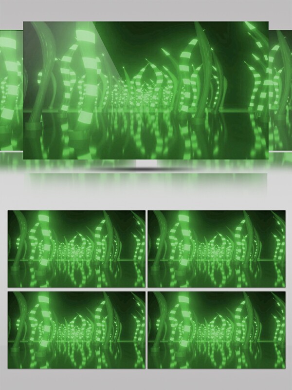 绿色粒子运动高清视频素材