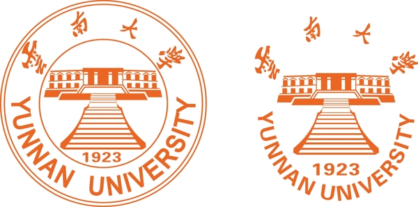 云南大学标志图片