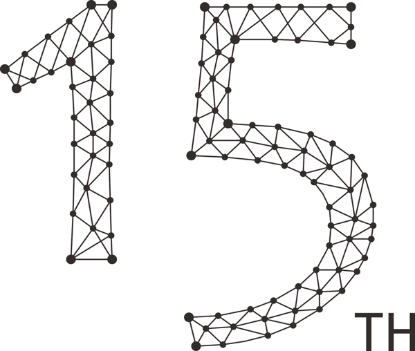 公司15周年庆典logo