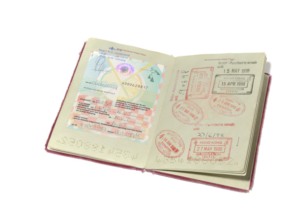 护照签证图片