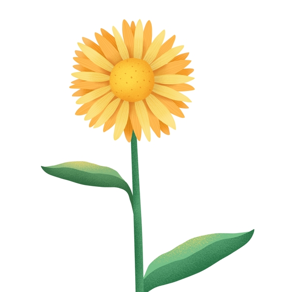 清新唯美植物向日葵设计