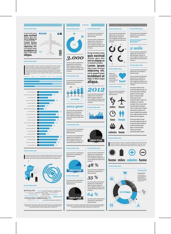 信息图表设计素材