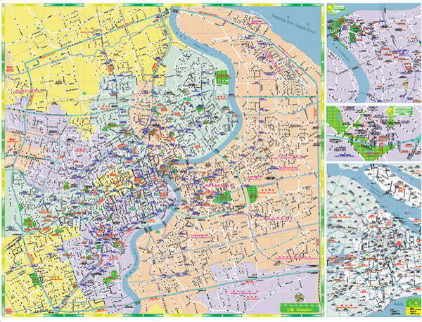 矢量上海地图