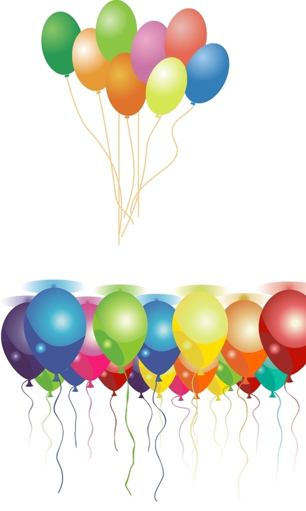矢量气球素材图片