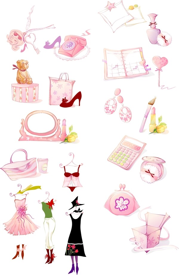 粉色女性用品