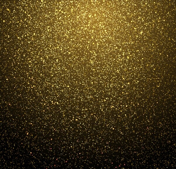 金色闪耀粒子背景