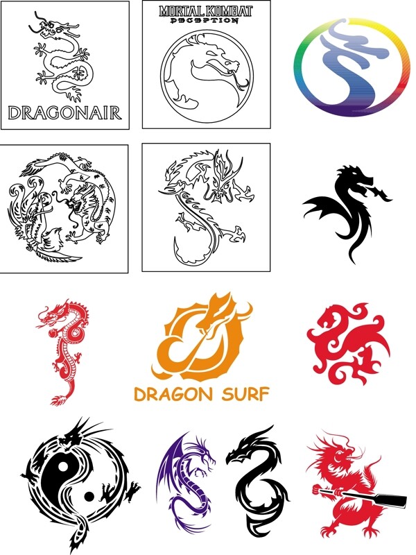 矢量龙dragon图片