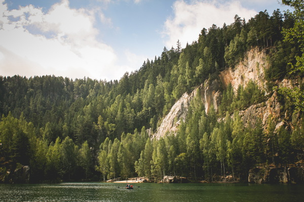 夏日山水风景