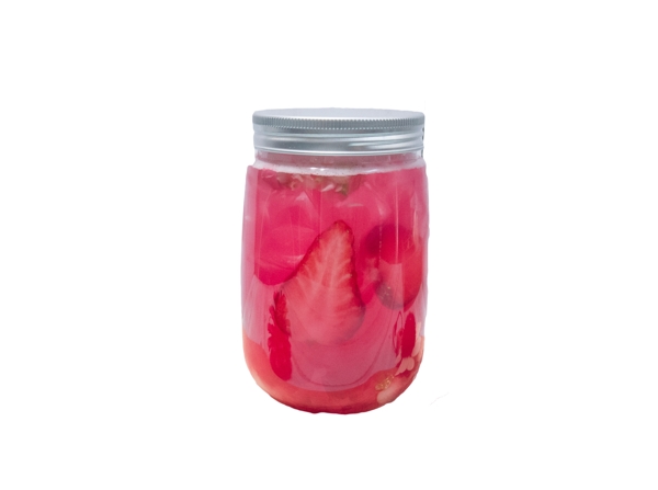草莓罐头png素材