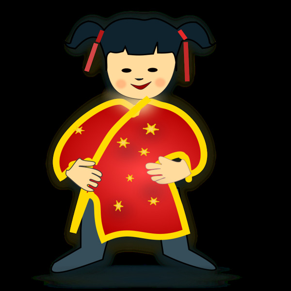 中国女孩图标