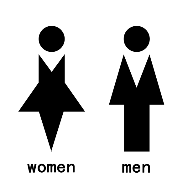 卫生间厕所男女标识
