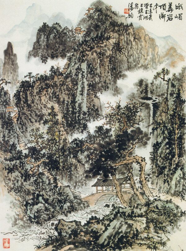 作古风装饰画中国画