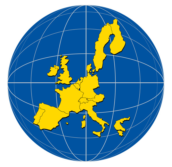 欧洲世界地图