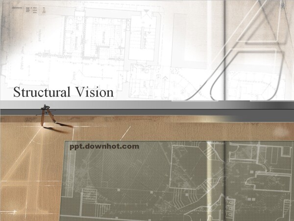 我的世界建筑设计图纸PPT模板