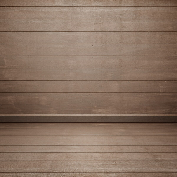 棕色空间木纹地板木纹墙面背景