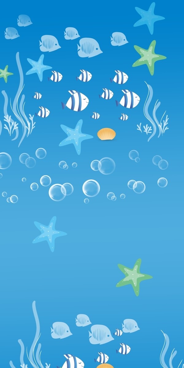 海洋类窗帘图案设计图片