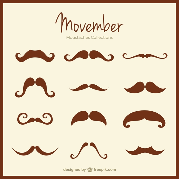 Movember胡子收藏