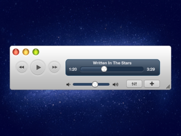 音乐播放器素材设计